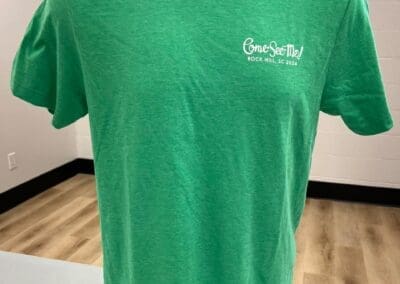 Adult T-Shirt with Logo (Heather Green)